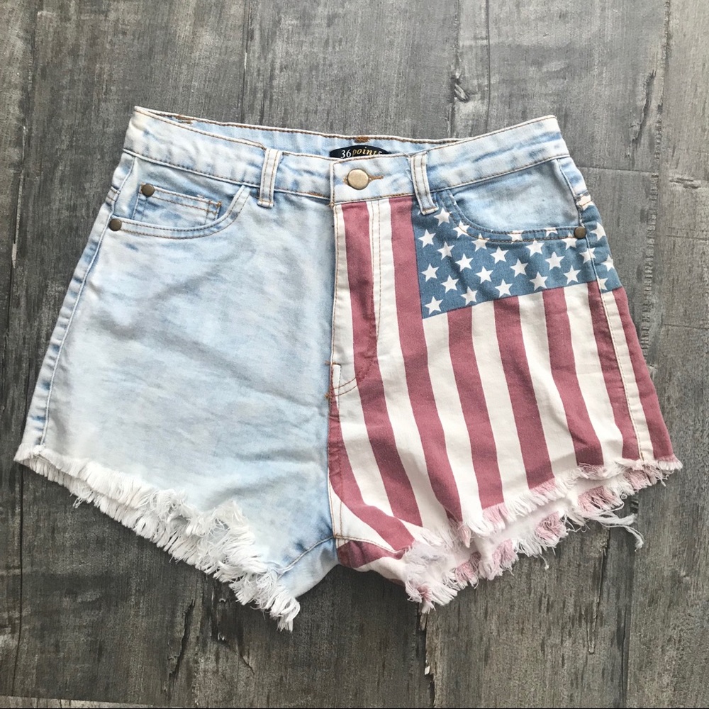 American Flag Shorts